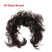Cheveux bouclés en désordre pour Knold # 6 - brun foncé
