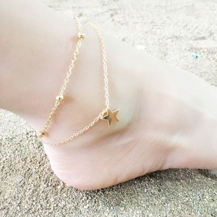 Ankle Chain Star.
