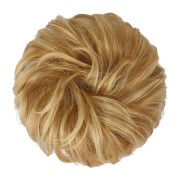 Fastery de cheveux en désordre avec des cheveux artificiels froissés - 27H613 Blond Fraise et Blond Décoloré