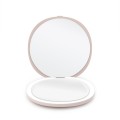 Miroir double Voyage LED compact Grossissement x5 - Rose