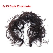 Messy Curly Chignon #2/33 - Brun chocolat