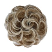 Fastery de cheveux en désordre avec des cheveux artificiels froissés - 6AT88 Blond Fraise & Blond Platine