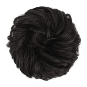 Fastery de cheveux en désordre avec des cheveux artificiels froissés - #4 Noir Marron