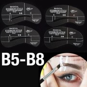 Pochoirs à sourcils (B5-B8) x 4