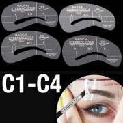 Pochoirs à sourcils (C1-C4) x 4