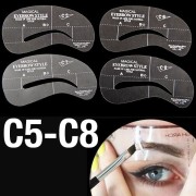 Pochoirs à sourcils (C5-C8) x 4