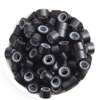 Micro anneaux de fixation (Fusion Froide) - 500 pcs - Noir