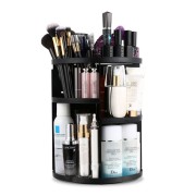 Boîte de rangement Maquillage UNIQ Rotation 360º - Noir