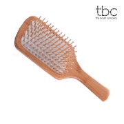 Brosse à cheveux rectangulaire TBC® - Bois de hêtre et d'érable