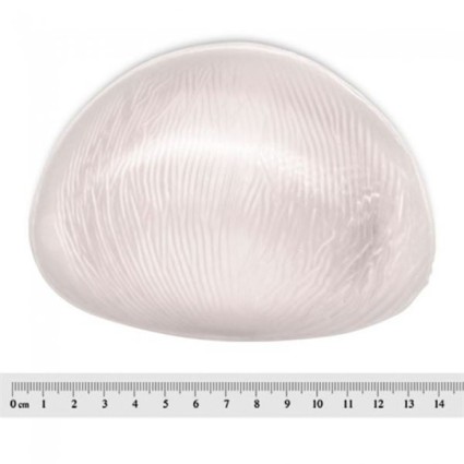 Coussinets ovale en silicone pour soutiens-gorge, maillots de bain, bikinis - Transparent (80 g)