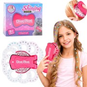 Bling Bling Hair Bedazzler Kit avec 180 strass / diamants + machine à cheveux en diamant - pour enfants
