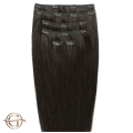Extensions de cheveux à clips #2 Brun Foncé - 7 pièces - 50cm | Gold24