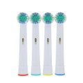 Têtes de brosse à dents - Têtes de brosse compatibles avec Oral-B (4 pcs)