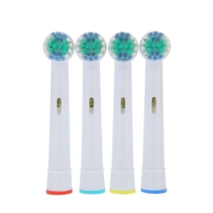 Brossette pour brosse à dents électrique (compatible Oral-B) - Pack de 4