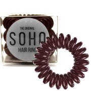Elastique cheveux Spiral SOHO Brun Chocolat - 3 pièces