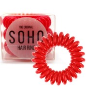 Elastique cheveux Spiral SOHO Rouge Fraise - 3 pièces