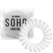 Elastique cheveux Spiral SOHO Blanc simple - 3 pièces