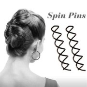 "Spin Pins" ou épingle torsadée - Noir