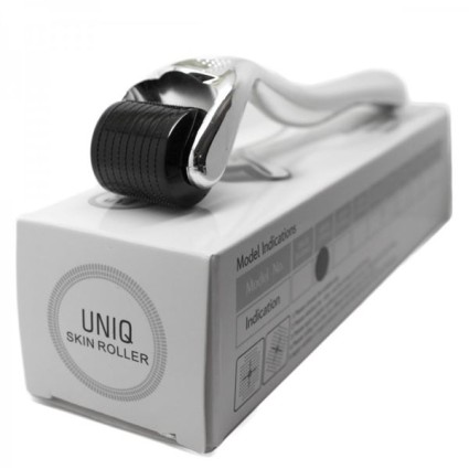 Rouleau Masseur UNIQ Skin Roller Micro Needle 540 Titane (0,25 mm) - Visage