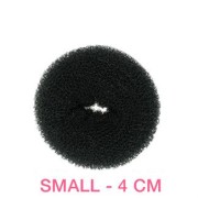 Petit - Donut / Bun (4 cm) - Noir