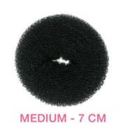 Medium– Donut / Bun (7 cm) -Noir