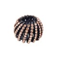 Mille Ponytail Spiral avec strass - Bird Nest Hair Clip - Rosaguld