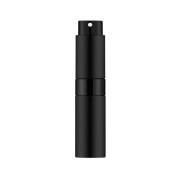 Bouteille de voyage Uniq pour la recharge de parfum avec pompe 8 ml - noir