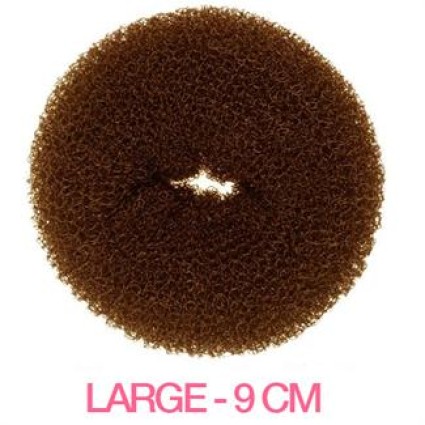 Large– Donut / Bun (9 cm) - Brun