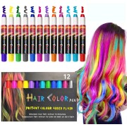 Hair Calk - Hair Chalk Color Color - 12 couleurs
