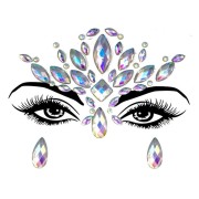Joyaux pour le visage - Bijoux de visage lumineux avec strass/diamants (YJ-01)