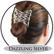 EZ bijoux-peigne de cheveux - Argenté