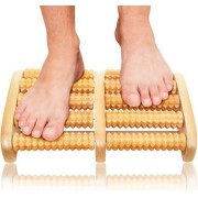 Rouleau de massage des pieds / rôles dans le bois - 2x5 rouleaux