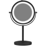 Miroir de table Gillian Jones avec LED et 10x - noir mat