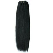 Extensions de cheveux en bande/ trame (50 cm) #1 Noir