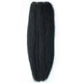 Extensions de cheveux en bande/ trame (50 cm) ##1b Jet Noir​