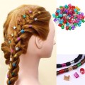 Anneaux de cheveux - Décorez les anneaux de cheveux et les perles de cheveux en plusieurs couleurs - pour régler les cheveux, les tresses ou les dreadlocks - 100 PCS