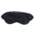 Masque de couchage de luxe Uniq en soie 100% - noir